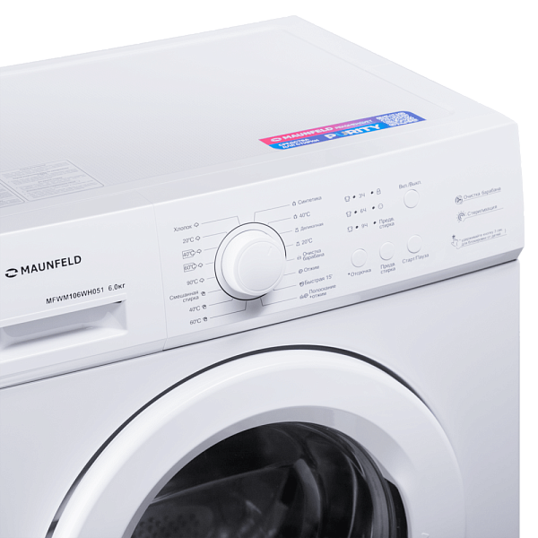 MAUNFELD MFWM106WH051 стиральная машина белый