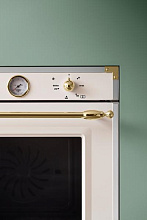 BERTAZZONI F609HEREKTAG духовой шкаф слоновая кость/золото