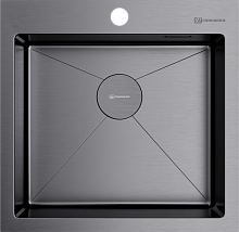 OMOIKIRI AKISAME 51-GM мойка вороненая сталь