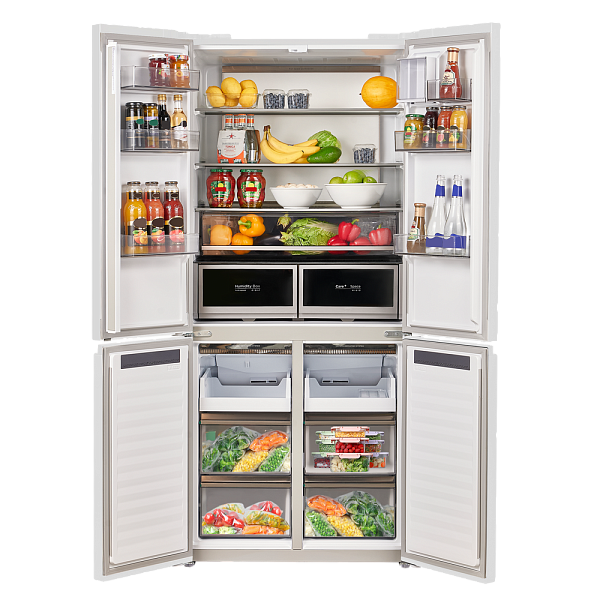 MAUNFELD MFF190NFDPW холодильник белый