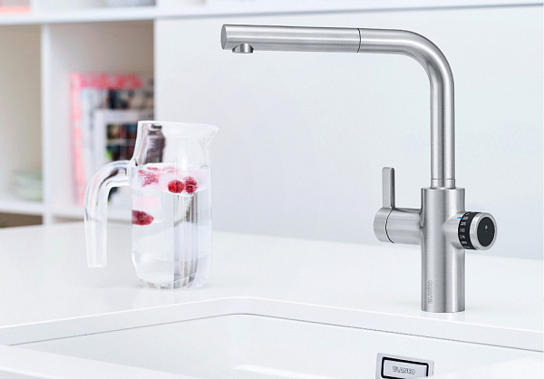 BLANCO EVOL-S Volume UltraResist L смеситель нержавеющая сталь