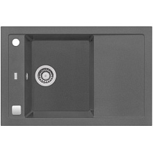 ALVEUS FORMIC 30 GRANITAL+ STEEL-G04M серый мойка 1108030