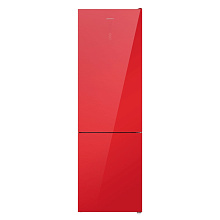 MAUNFELD MFF200NFR Inverter холодильник красный