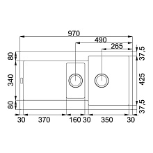 FRANKE MRG 621 мойка черный матовый