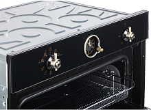 HIBERG VM 6392 BR духовой шкаф черный