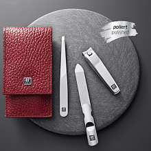 ZWILLING INOX маникюрный набор 3 пр. красный