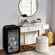 MEYVEL MD71-BLACK холодильник для косметики и напитков черный