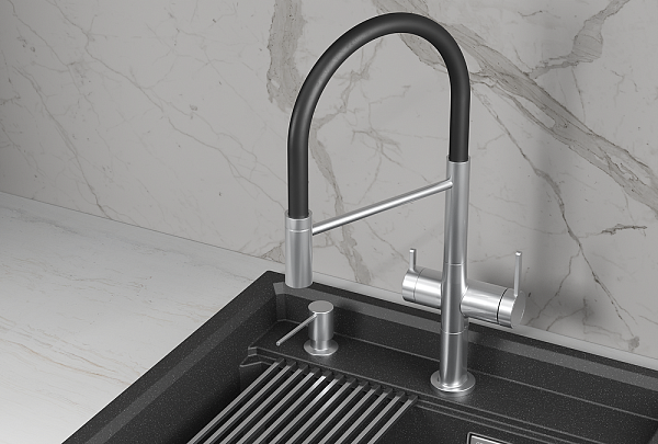 GRANULA KS-8277 смеситель нержавеющая сталь