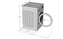 KORTING KWD 60DV107 стиральная машина белый