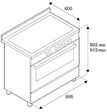 BERTAZZONI MAS96L1ENET2 варочный центр матовый черный