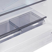MAUNFELD MBF88SWGR Inverter холодильник белый