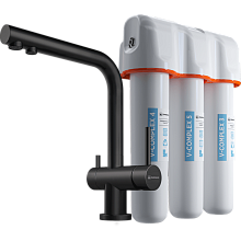 OMOIKIRI NAGANO GB  + PURE DROP LITE  смеситель + фильтр черный