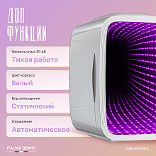 MEYVEL MD-04C3W-RGB холодильник для косметики белый