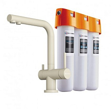 OMOIKIRI NAGANO-BE-P + PURE DROP LITE смеситель + фильтр ваниль