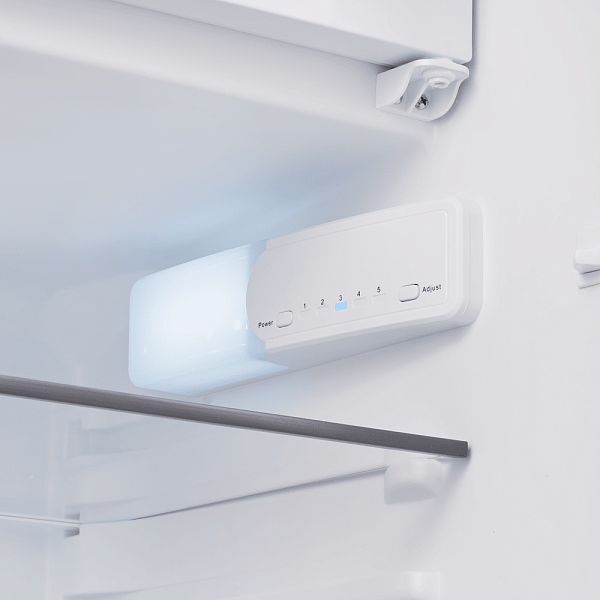 MAUNFELD MBF88SWGR Inverter холодильник белый