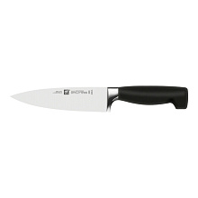 ZWILLING FOUR STAR нож поварской 160 мм черный