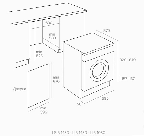 TEKA LI5 1080 стиральная машина белый