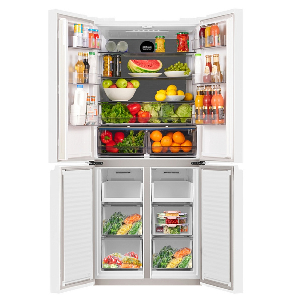 MAUNFELD MFF183NFWE холодильник белый