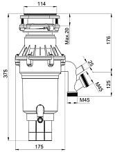 GRANULA R650 измельчитель черный