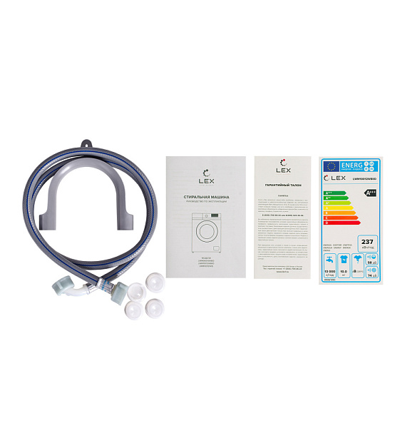 LEX LWM10012WID стиральная машина белый