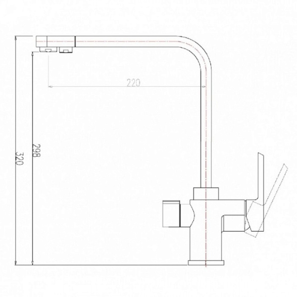 ZORG ZR 334 YF-WHITE смеситель белый