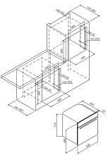GRAUDE BK 60.1 SM духовой шкаф черный