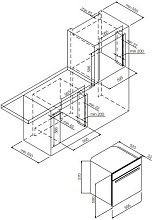 GRAUDE BE 60.0 C духовой шкаф бежевый