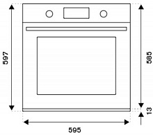 BERTAZZONI F605MODEKXS духовой шкаф нержавеющая сталь