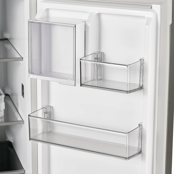 MAUNFELD MFF183NFBE холодильник черный