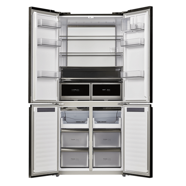 MAUNFELD MFF190NFDBG холодильник бежевый