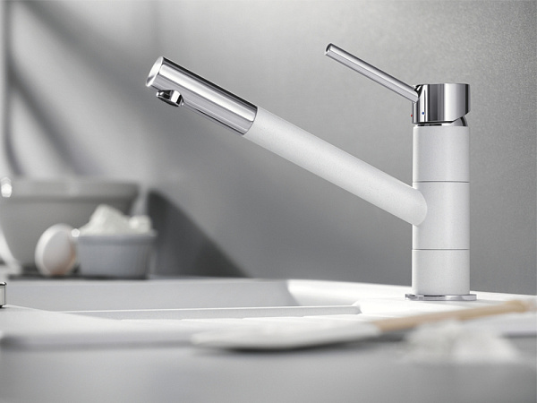 BLANCO KANO смеситель хром кремовый