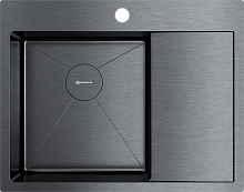 OMOIKIRI AKISAME 65-GM-L мойка вороненая сталь