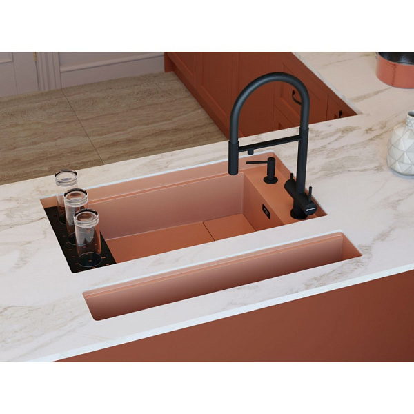 OMOIKIRI KANTO-PVD-GM смеситель черный