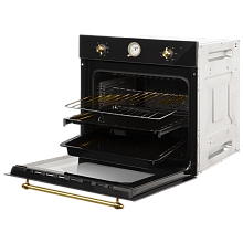 HIBERG VM 6382 BR духовой шкаф черный