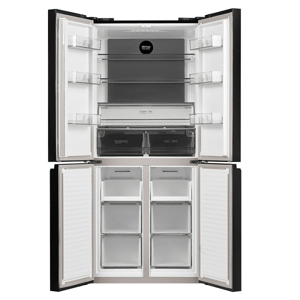 MAUNFELD MFF183NFBE холодильник черный