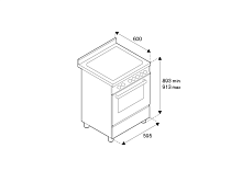 BERTAZZONI PRO64L1EXT варочный центр нержавеющая сталь