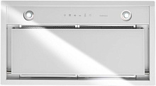 FALMEC DESIGN GRUPPO INCASSO MURANO 50 INOX VETRO BIANCO вытяжка нержавеющая сталь